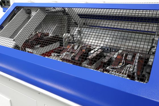 インテリジェント製本背糊付けライン（ワンボタンで全設備サイズ切替）