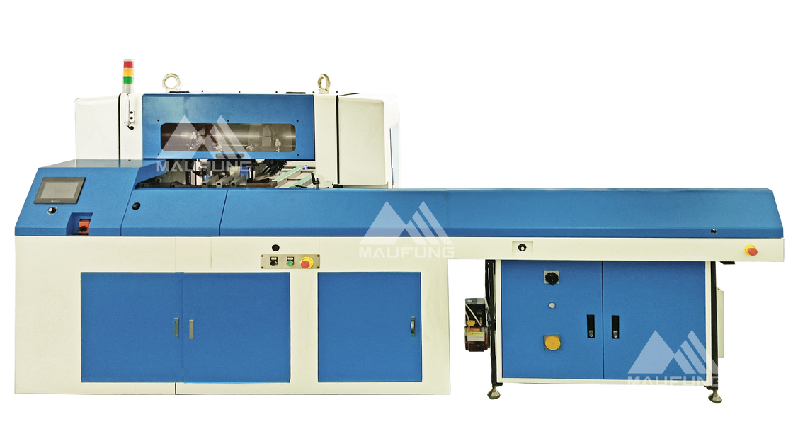 Automatic Three Knife Trimmer Machine Janpanese Keyance PLC コントロールシステム スケーラブルドッキング ISMシステム