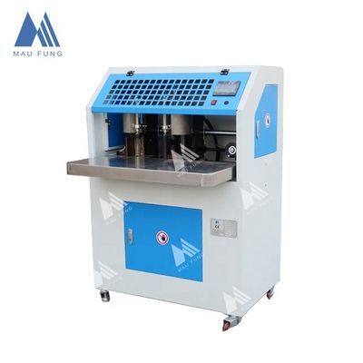 Notebook Round Corner Cutter / Pneumatic Double Head Edge Round Corner Cutting Machine MF-DCM470